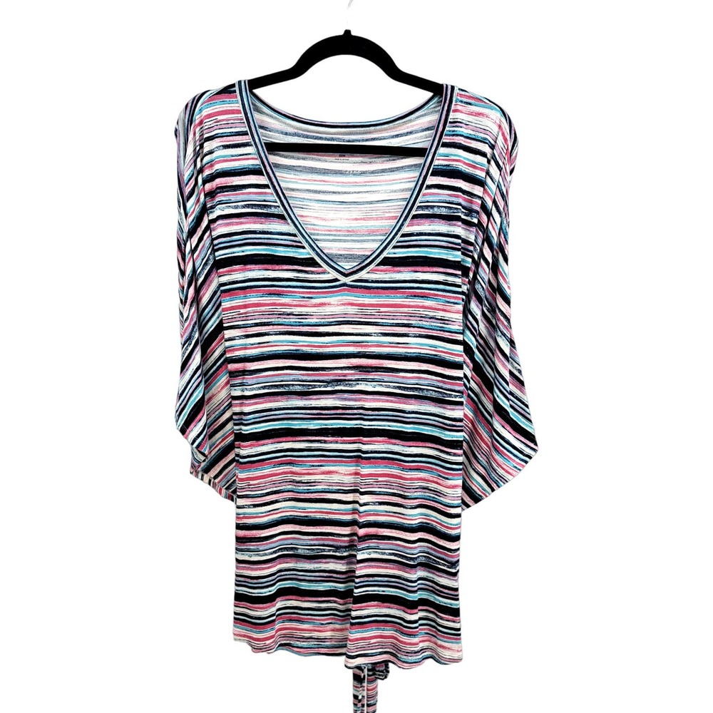 Lane Bryant Multicolor Striped Blouse